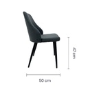 Silla de Comedor Gris