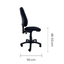 Silla secretarial en tela