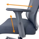 Silla Semi Ejecutiva en malla negra