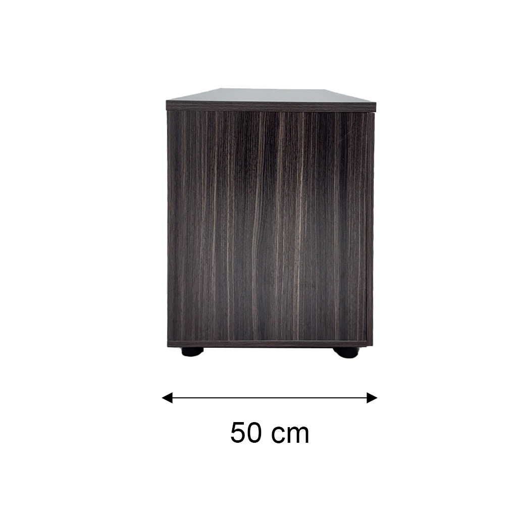 Credenza con puertas y rodines