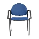 Silla de espera en tela con brazos.webp