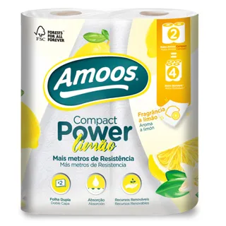 Amoos toalla de cocina two pack 83 H aroma limon paq 12 und - C622002 - 1
