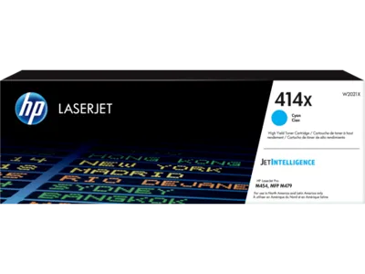 HP toner cyan HP414X W2021X - 1