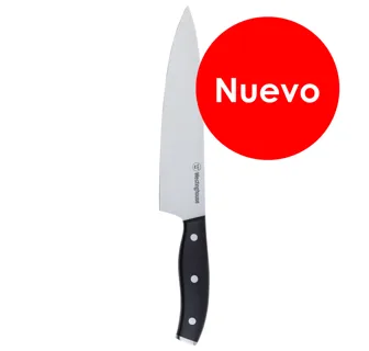 Westinghouse cuchillo de chef  8""/20cm espiga completa mango suave con remaches triples - WCKTSC15210" - 1