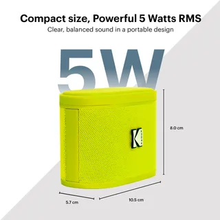 Kodak soundbrix audio portable 5 W color amarillo - B0DQVDFXZH - 4