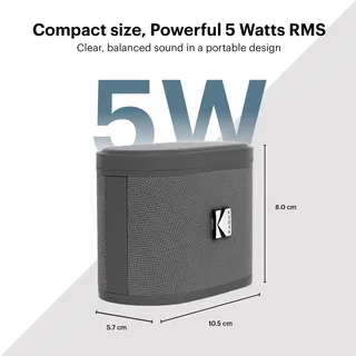 Kodak soundbrix audio portable  5 W color gris - B0DQVBXB6V - 4