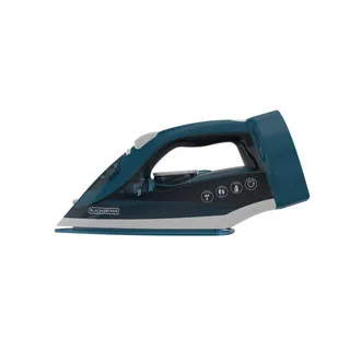 Black + Decker plancha de vapor ceramica cable retractil azul ICR004B-LA - 1