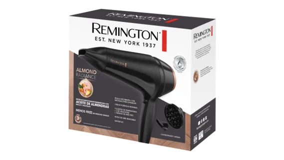 Remington secadora almond radiante - D12AA-110F - 2