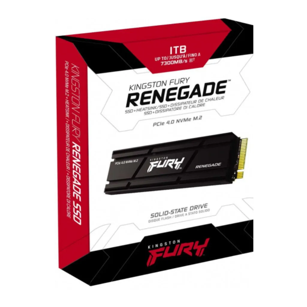 Kingston estado solido PCIe 4.0 NVMe M.2 Fury renegade SFYRSK/1000GB - 1