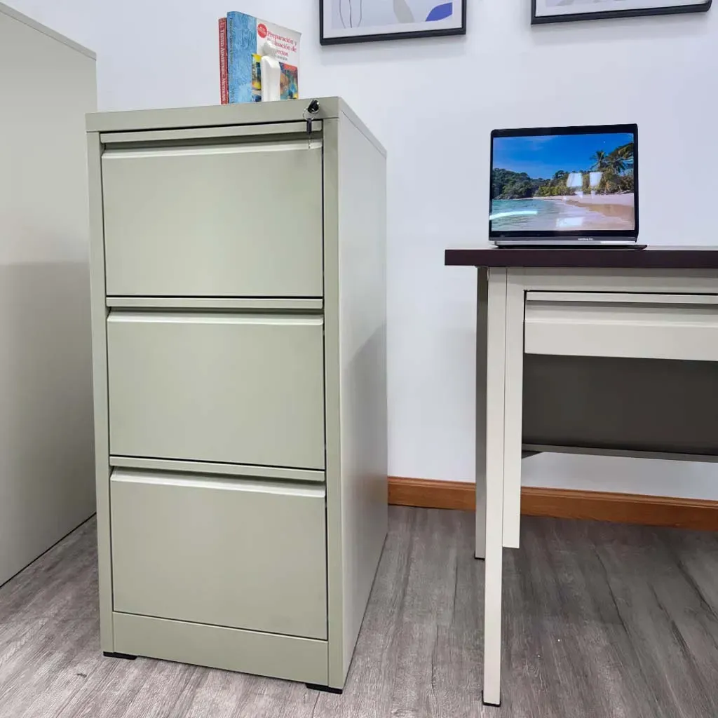 ARCHIVERO 3 GAVETAS BEIGE - 6