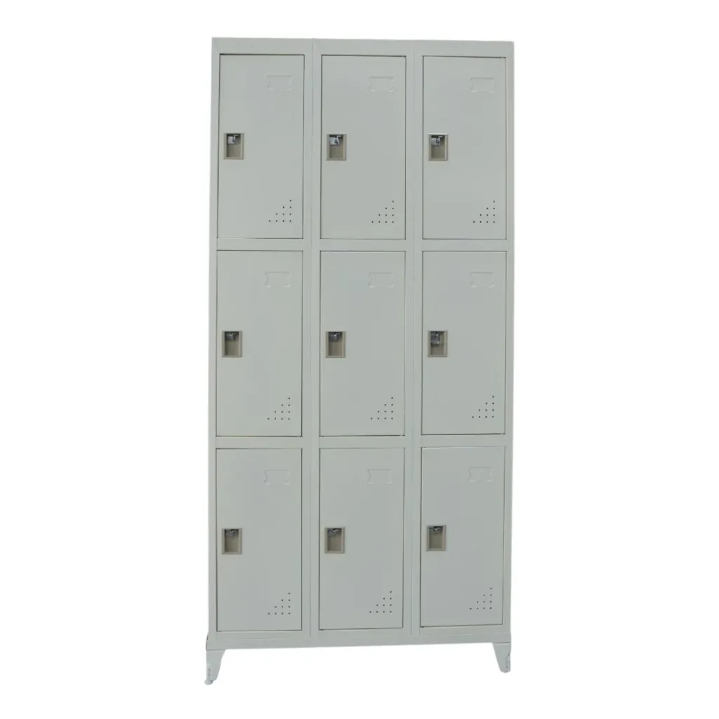 Locker metálico de 9 compartimientos.webp