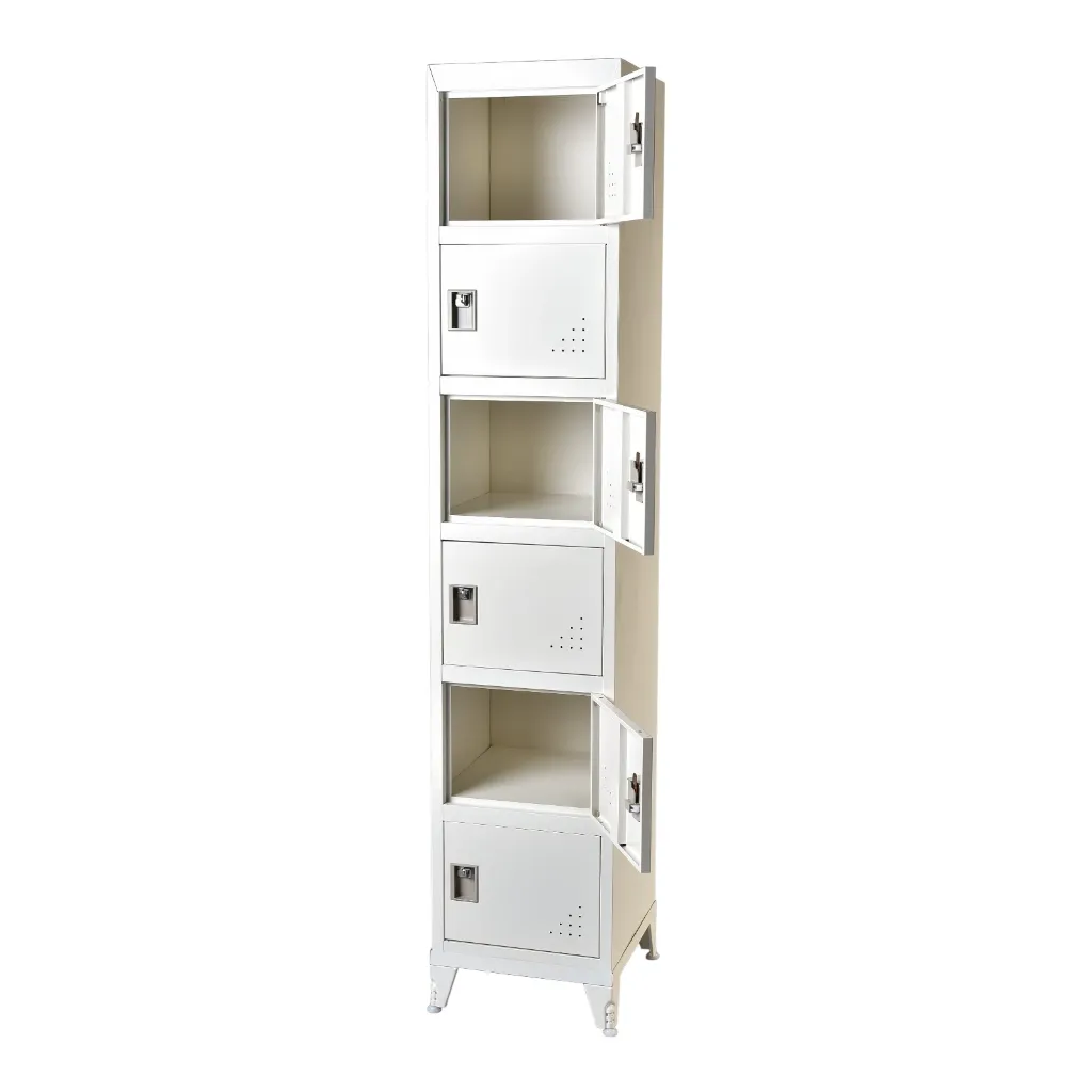 Locker metálico de 6 puertas.webp