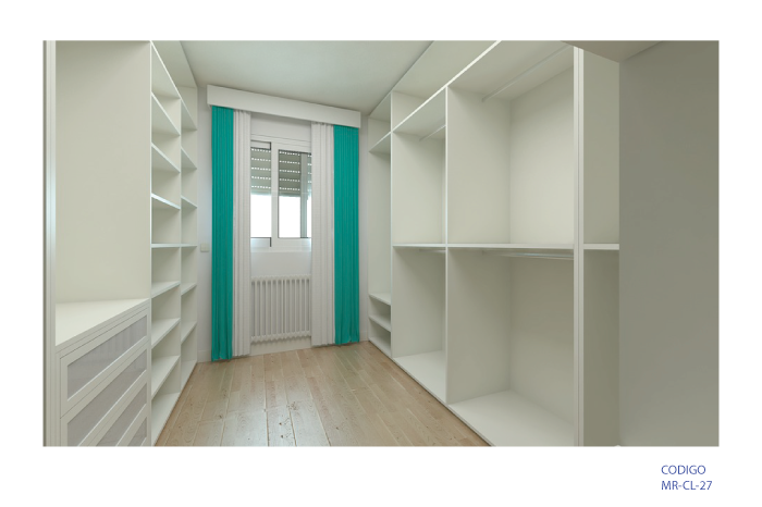 [MR-CL-27] Walking closet a la medida