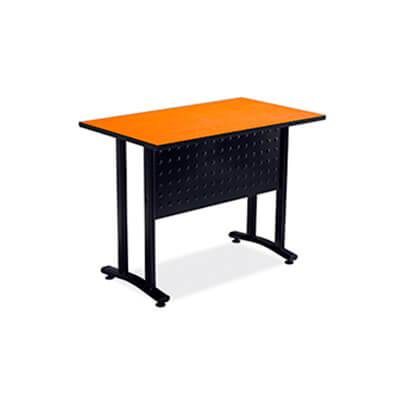 [MR-MOD-71] Escritorio Lineal de Metal y Melamina 100 cm para Oficina