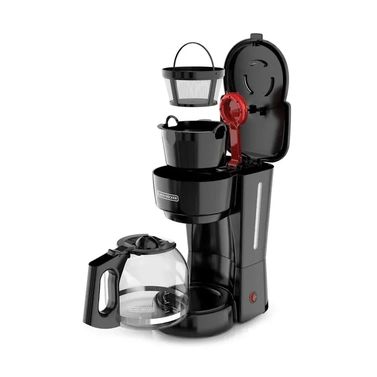 [DTF-BD00012] Black + Decker cafetera 12 tazas vortex filtro perman negra C/F - CM0916B