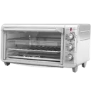 Black + Decker Horno Tostador con Freidora de Aire 8 rebanadas inox TO3265xSS-LA