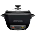 Black + Decker olla arrocera 14 tazas cocidas negra RC514B