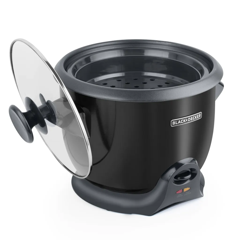 Black + Decker olla arrocera 20 tazas cocidas negra RC620B