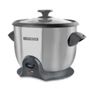 Black + Decker olla arrocera 10 tazas inox RC620SS