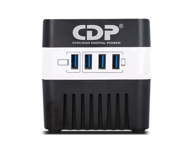 [DTF-CD00198] CDP regulador 120 v  500 va/ 250 w avr 4 nema15  4usb RU-AVR604