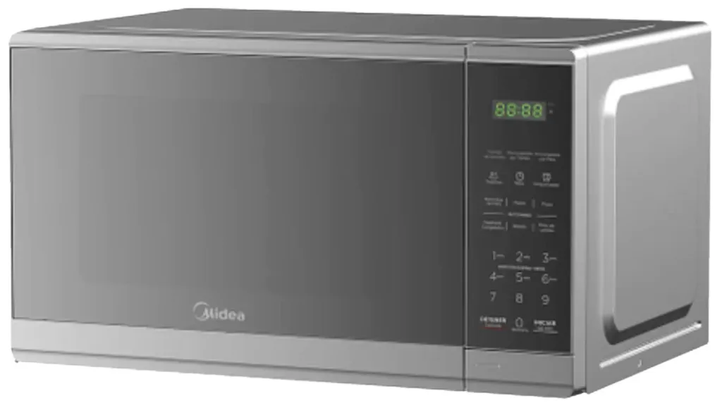 [DTF-MD00012] Midea microondas 0.7Pc puerta acabado espejo gabinete Gris-B MMDF07S2MG