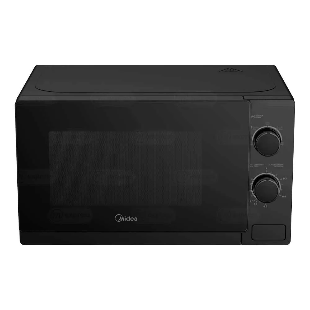 [DTF-MD00068] Midea microondas 0,7 pc puerta negra gabinete negro MMDP07S2BM