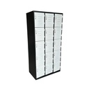 Locker metálico de 15 espacios o compartimentos dos colores