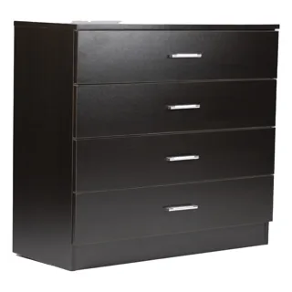 Kenneth Cole mueble gavetero 4 niveles color cafe oscuro - KCWD20220512-BR