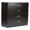 Kenneth Cole mueble gavetero 4 niveles color cafe oscuro - KCWD20220512-BR