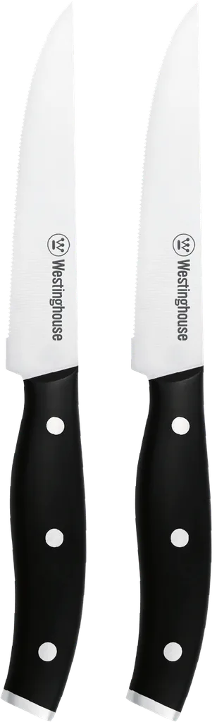 [DTF-WH00193] Westinghouse set de dos cuchillos multiusos  5"/13cm acero inoxidable mango con agarre suave - WCKF007502ABK