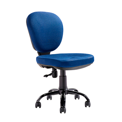 [MR-SI-94-AZ] Silla de oficina Secretarial en tela sin Brazos (Azul)
