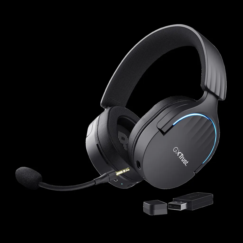 Trust audifonos inalambricos gamer color negro - 24901