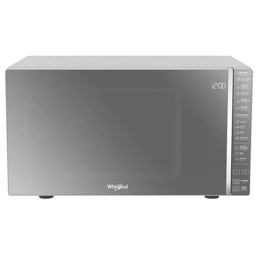 [DTF-WP00016] Whirlpool microondas 0.7 pies plateado acabado espejo WM1807D