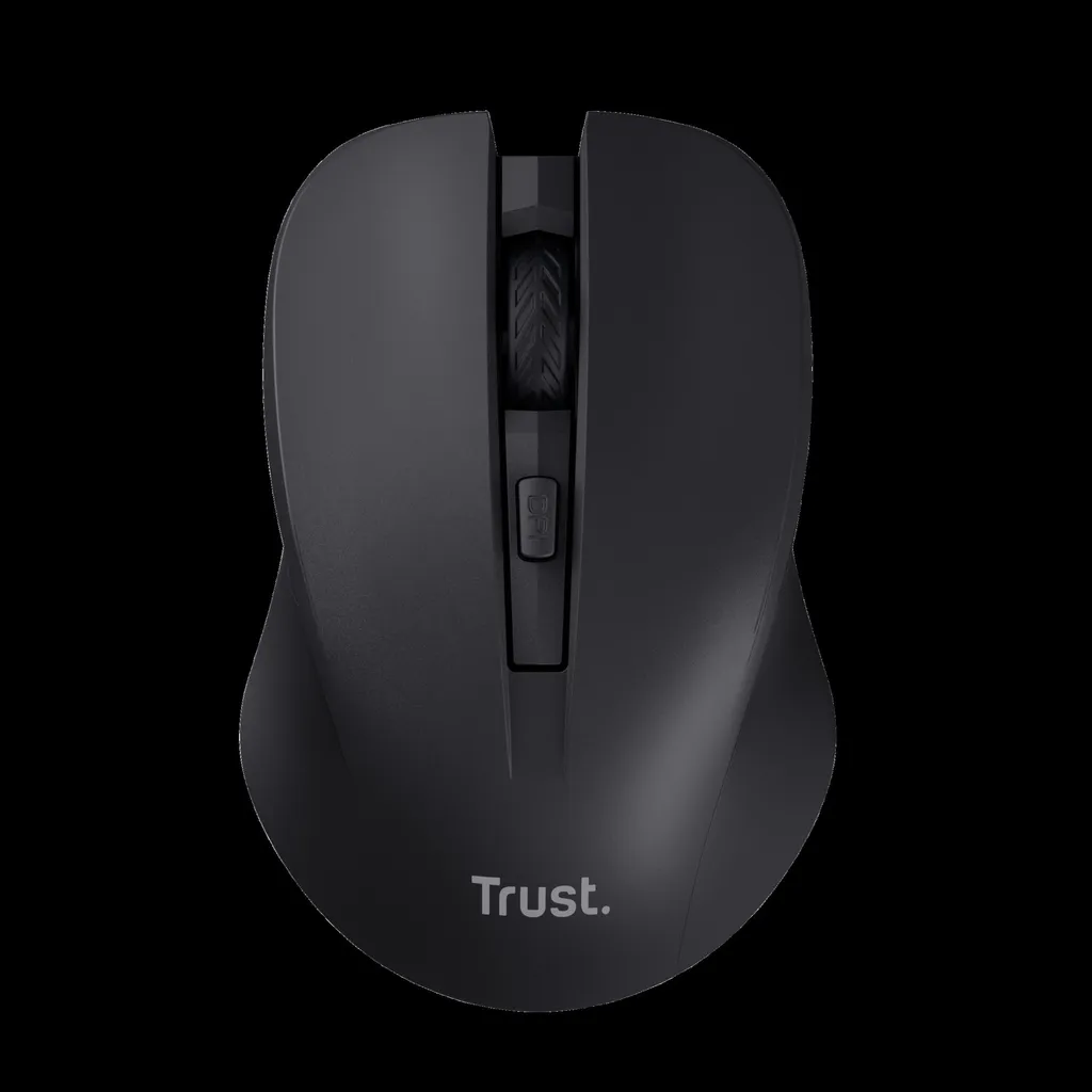 Trust mouse inalambrico eco  color negro silencioso - 25084