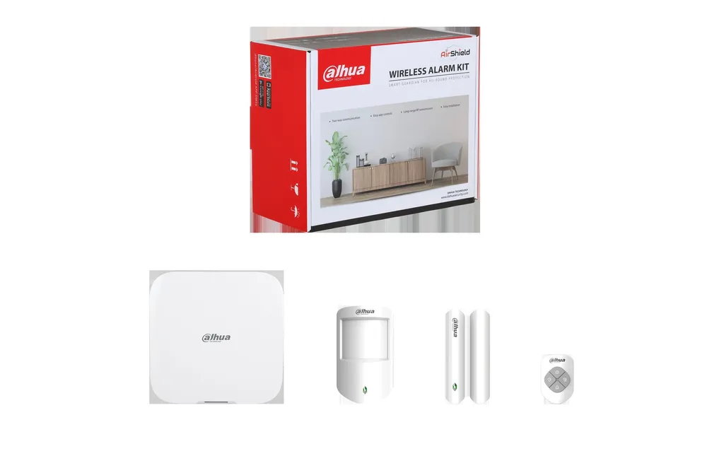 Dahua KIT de Alarma Inalámbrica  - DHI-ART-ARC3800H-03-FW2- 1.0.01.19.10851