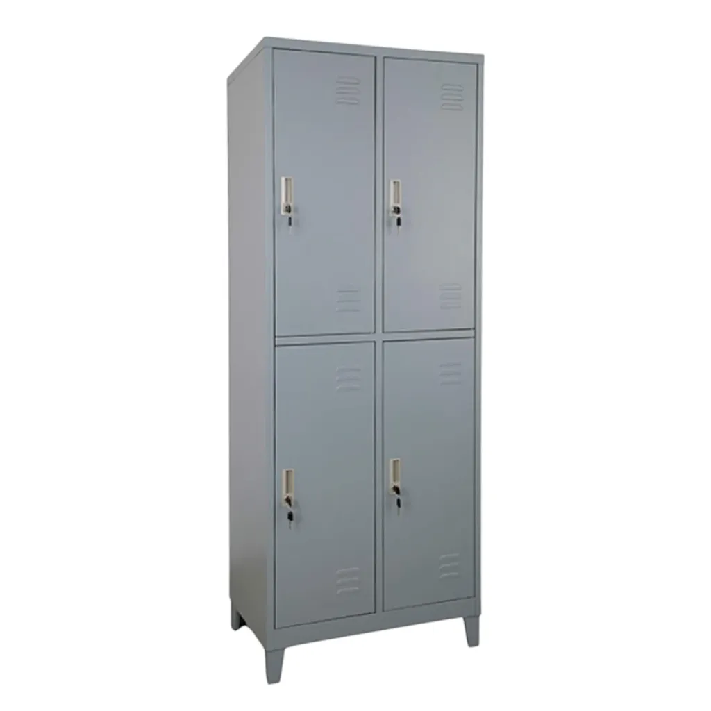 [MR-LK-39] Locker metálico de 4 puertas con llavín 