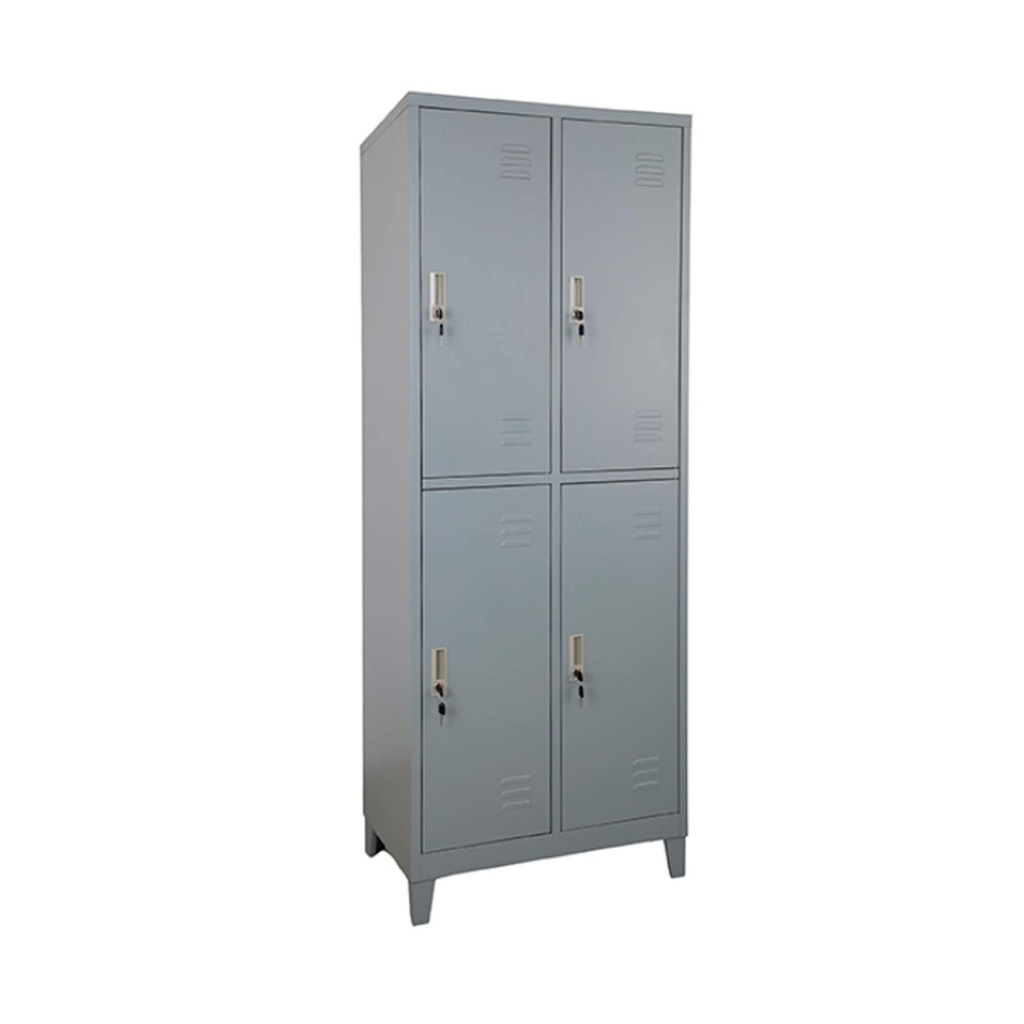 [MR-LK-39] Locker metálico de 4 puertas con llavín 