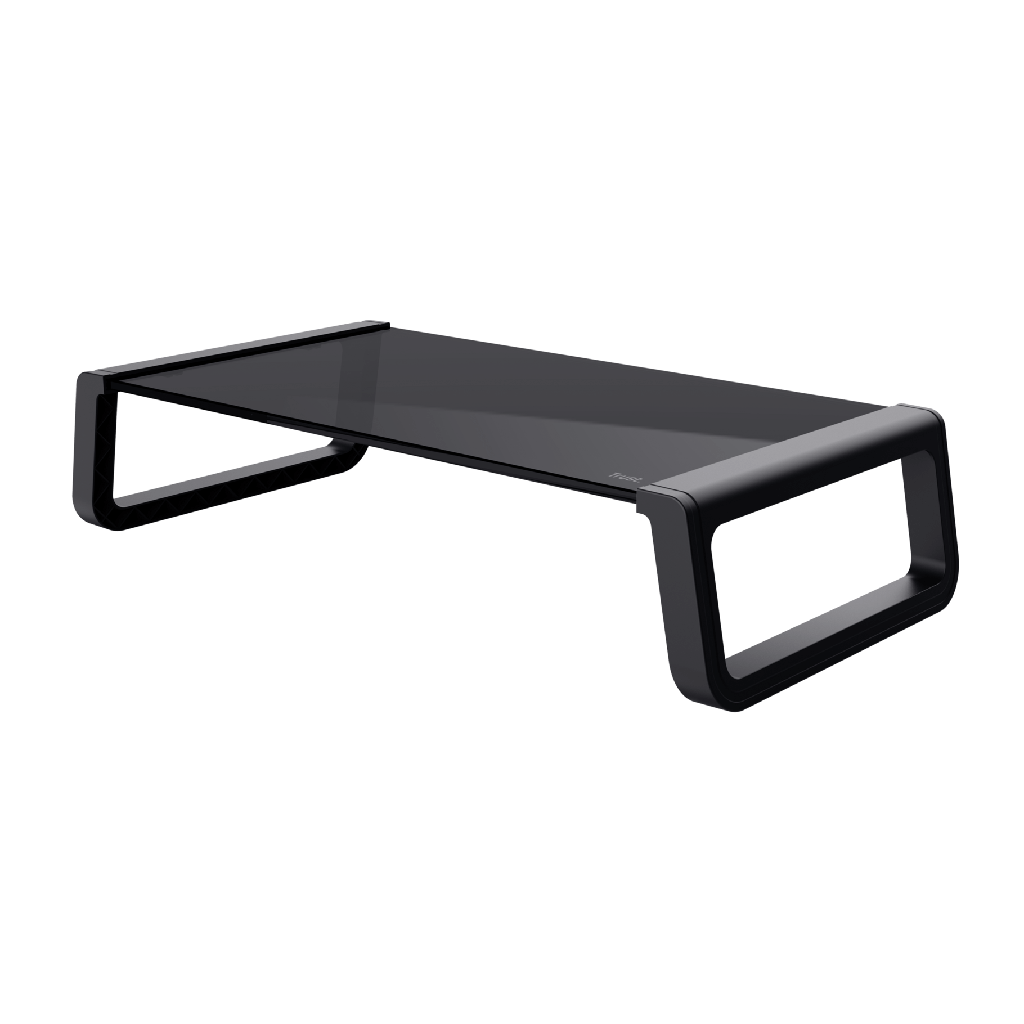 Trust monta soporte para monitor de cristal templado negro - 25271