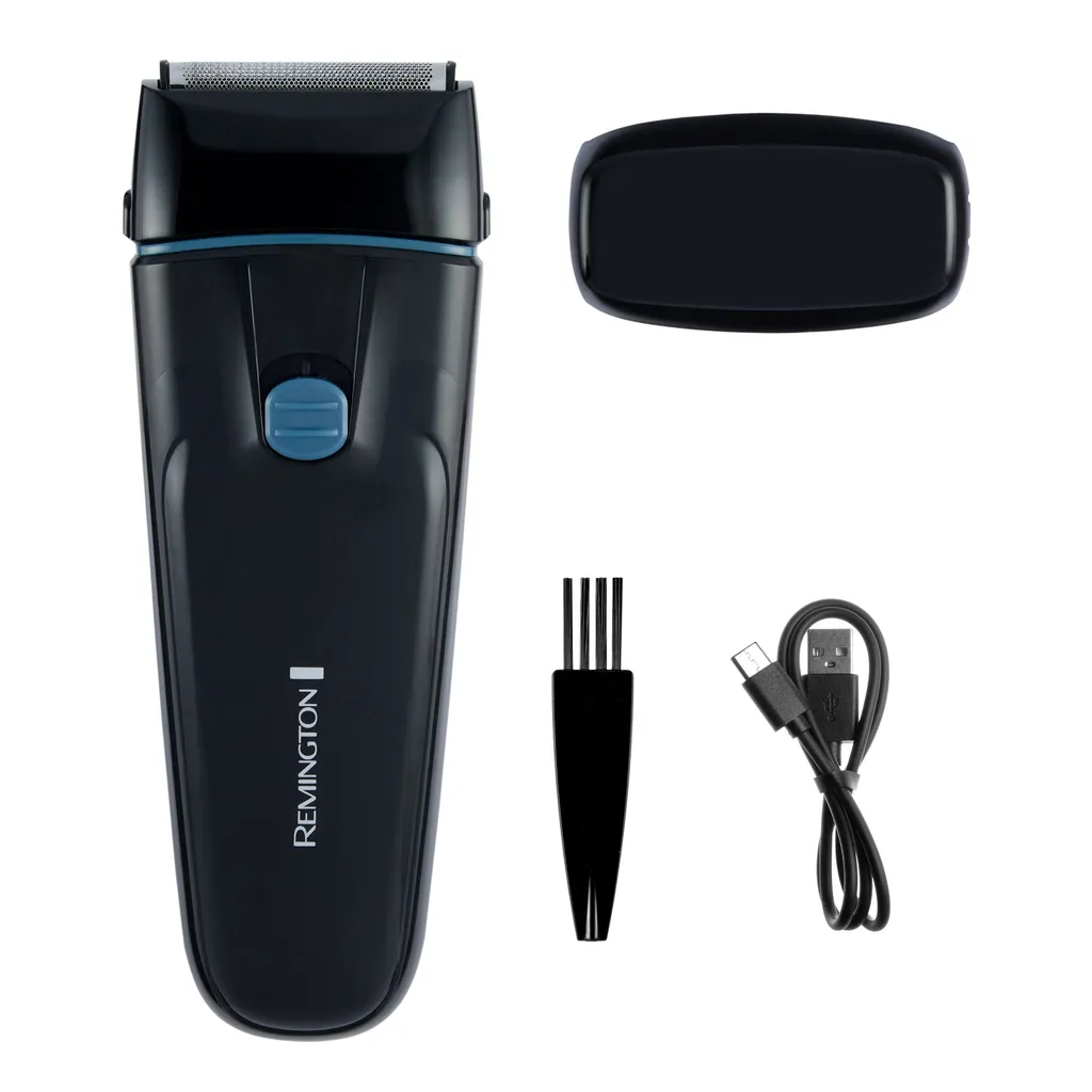 [DTF-BD00442] Remington recortadora de bigote, nariz y oidos inalambrica recargable voltaje universal negra - F1001A