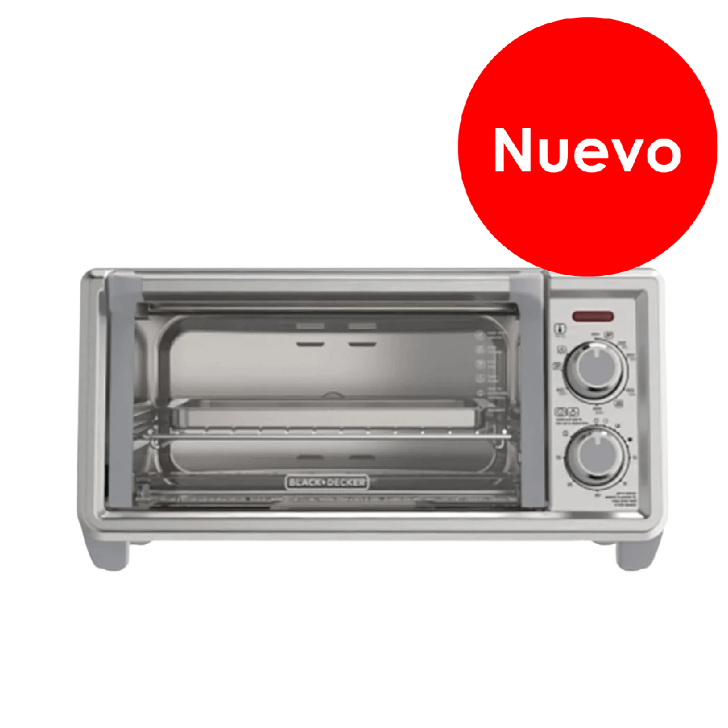 [DTF-BD00480] Black + Decker Horno tostador de 4 rebanadas convección natural, TO4120-1SDLA