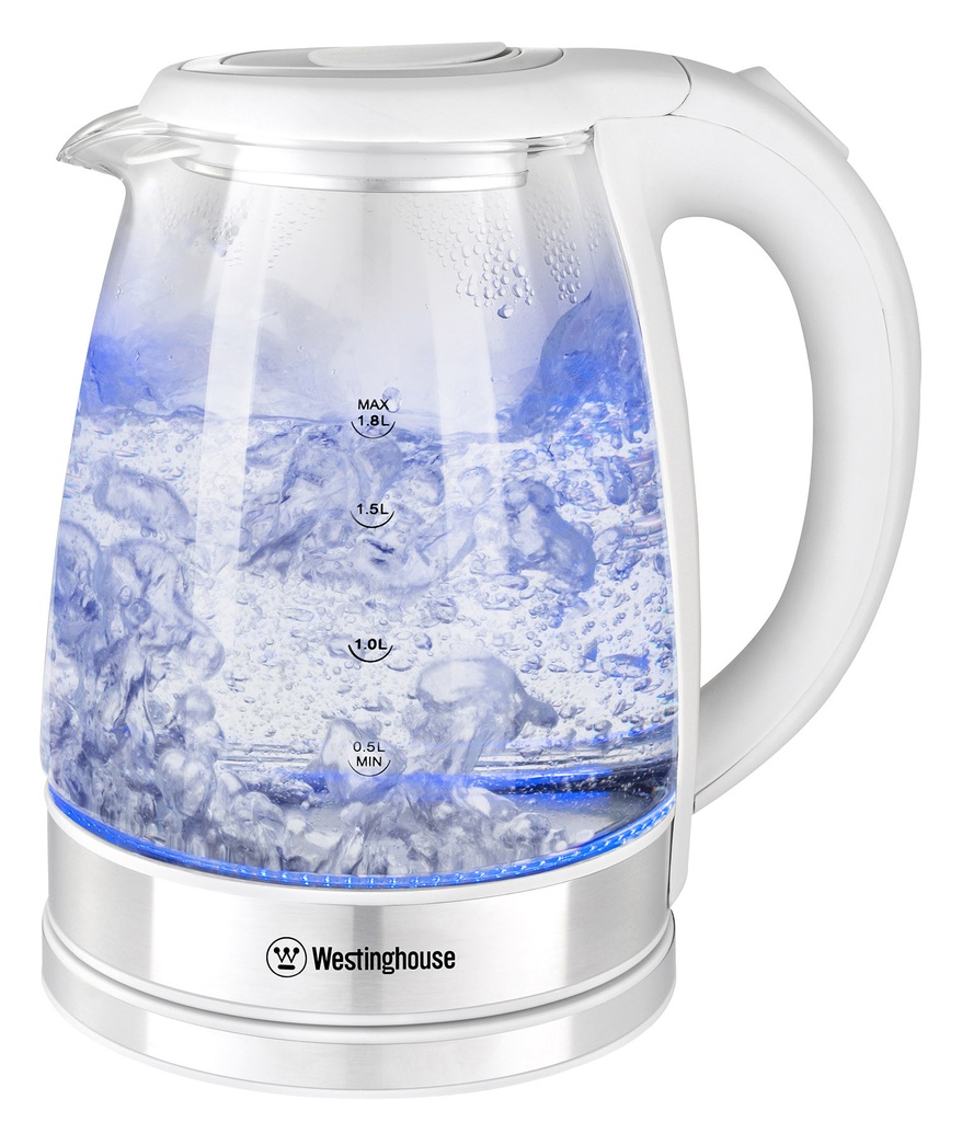 Westinghouse hervidor de vidrio led 1.8 L 1500W - WKWKKL21WH
