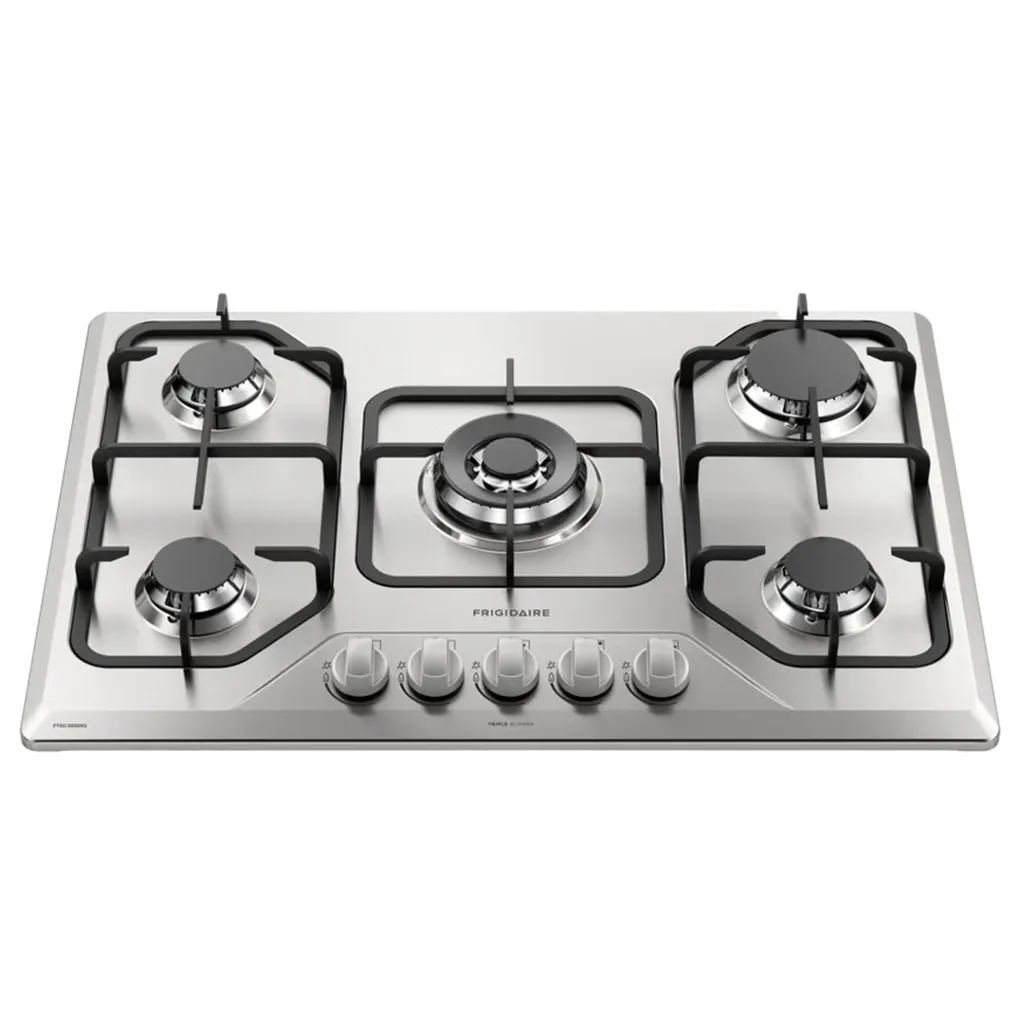 Frigidaire plantilla de gas 30" empotrable 5 quemadores FTGC3050XS