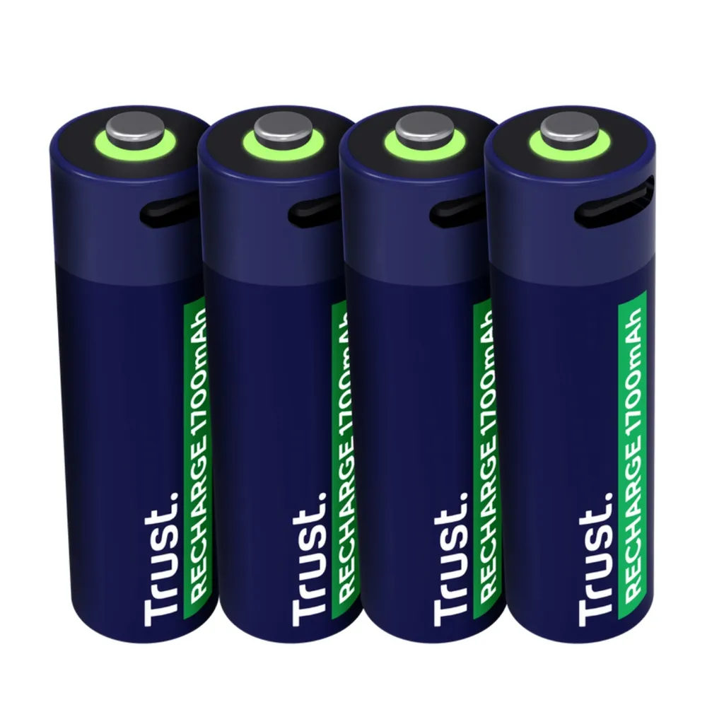 Trust pilas AA recargables en USB-C 4 pack -  25631
