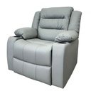 SILLON RECLINABLE VINILO ANTIRAYADURAS GRIS