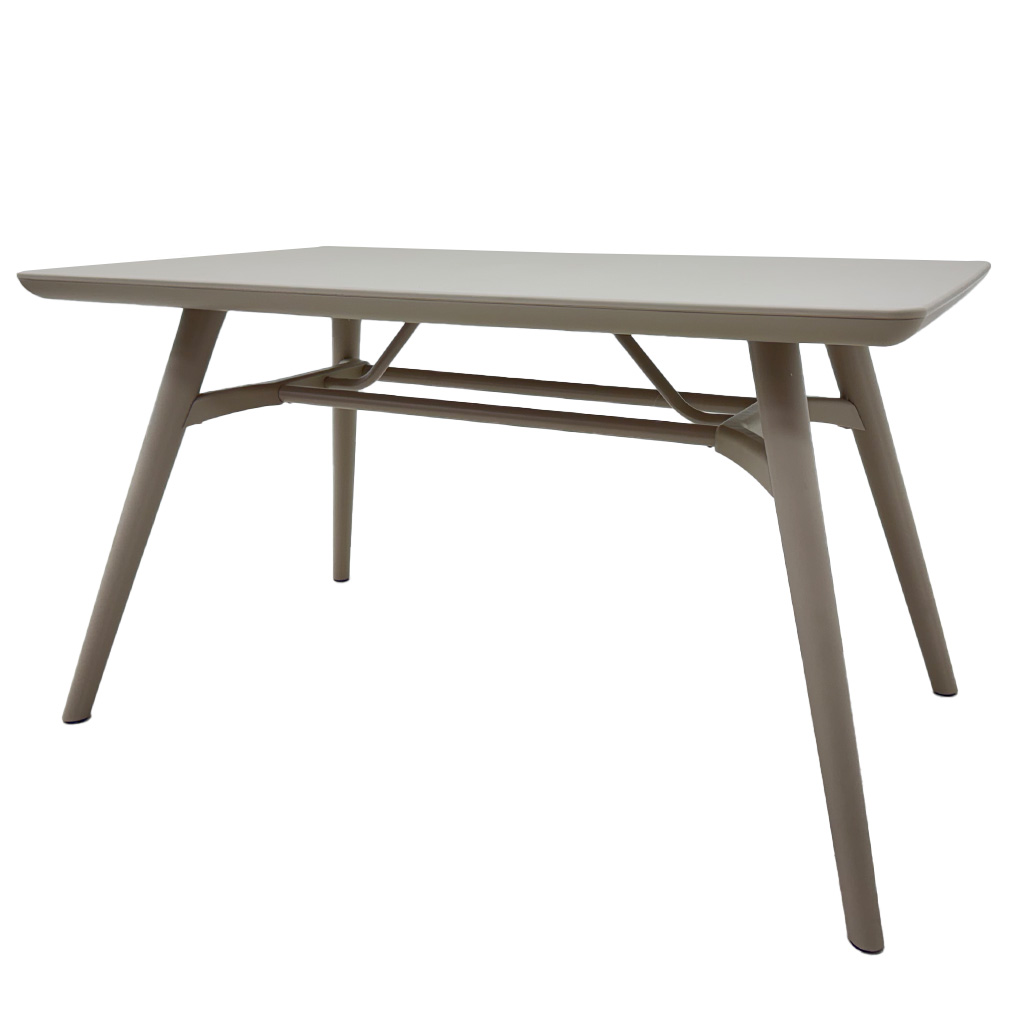 MESA PLASTICA 134CMX78CMX74.5CM TAUPE
