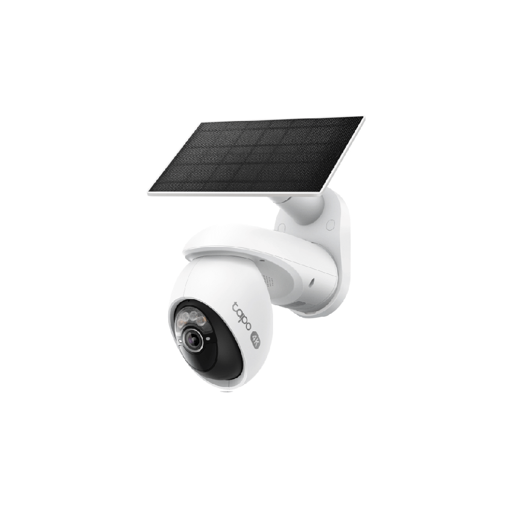 TP Link camara de seguridad  Wi-Fi con panel solar y bateria, 4K 8MP, vision nocturna a color - Tapo C660 KIT