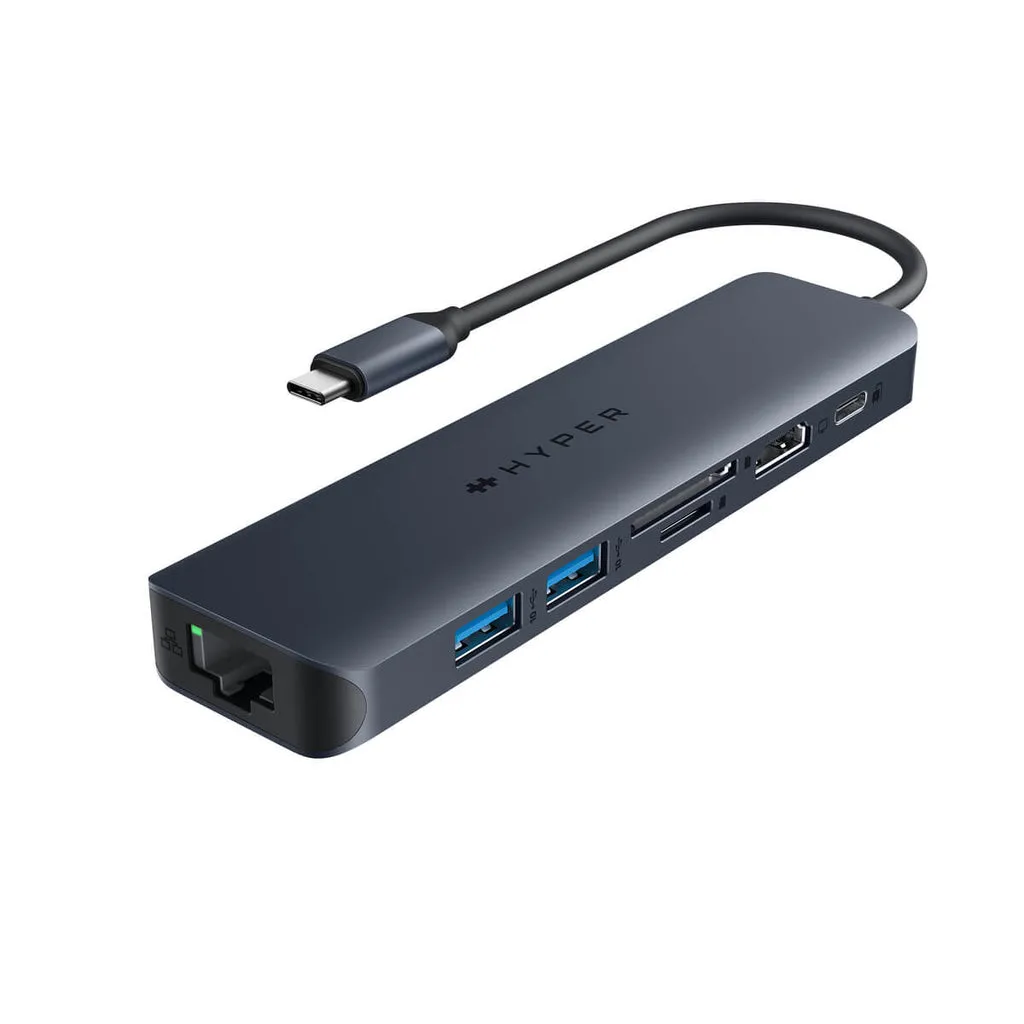 [DTF-TG00295] Targus hub hyper 7-Port USB-C azul noche - HD4003GL