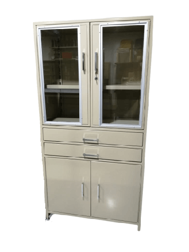 [MR-ARM-32] Archivo metálico con puertas en vidrio
