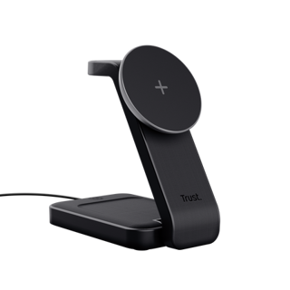 [DTF-TR00125] Trust soporte Viro de carga magnetico inalambrico 3 en 1 para iPhone, Apple Watch y AirPods - 25464
