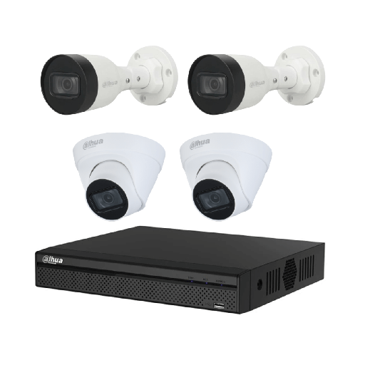 [DTF-DH00019] Dahua kit camaras 4Ch NVR - 1.0.01.04.37132-0001